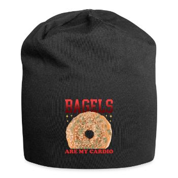 Bagel Bagel Pain Beigel Cadeau - Bonnet en jersey - noir - Devant