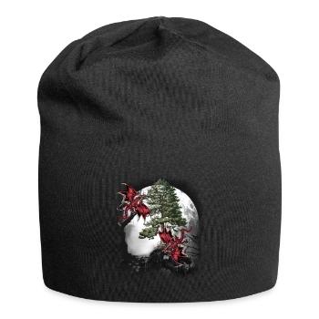 Dragon Dragon Fable Medieval Fairy Tale Myth - Jersey Beanie - black - Front