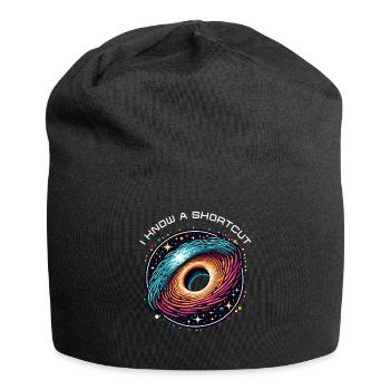 Trou de ver Abréviation Astrophysique Voyage dans le temps Espace-temps - Bonnet en jersey - noir - Devant