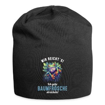 Rainette Baumfrösche Baumfrosch - Bonnet en jersey - noir - Devant