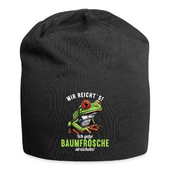 Rainette Baumfrösche Baumfrosch - Bonnet en jersey - noir - Devant