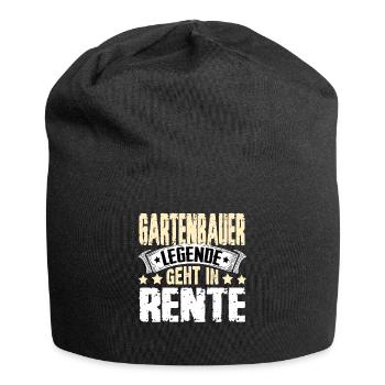Gartenbauer Legende Geht In Rente - Jersey-Beanie - Schwarz - Vorne