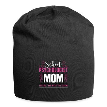 School Psychologist Mom The Idol The Counselor - Jersey-Beanie - Schwarz - Vorne