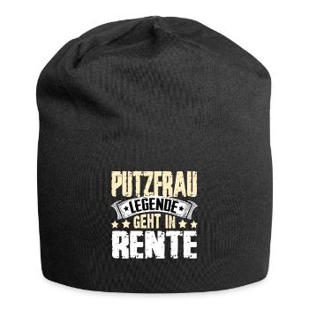 Cleaning lady legend retires - Jersey Beanie - black - Front