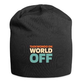 Taekwondo Taekwondo On World Off - Jersey-Beanie - Schwarz - Vorne