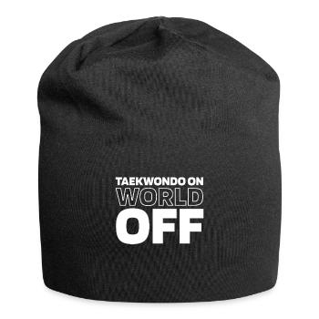 Taekwondo Taekwondo On World Off - Jersey-Beanie - Schwarz - Vorne