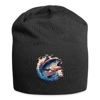 Tuna Thunfische Thunfisch - Jersey-Beanie - Schwarz - Vorne