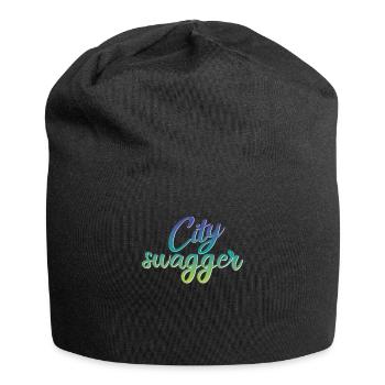 City Swagger design - Jersey Beanie - black - Front