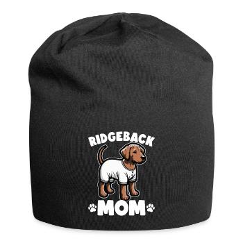 Chien Rhodesian Ridgeback Rhodesian Ridgebacks - Bonnet en jersey - noir - Devant