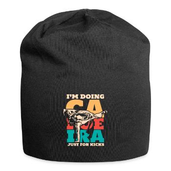 Faire de la Capoeira Pour Des Coups De Pied Capoeirista Ginga Danse - Bonnet en jersey - noir - Devant