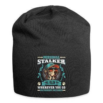 Labrador Besitzer PERSÖNLICHER STALKER Lustig - Jersey-Beanie - Schwarz - Vorne
