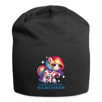 I get a sibling brother sister - Jersey Beanie - black - Front