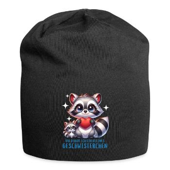 I get a sibling brother sister - Jersey Beanie - black - Front