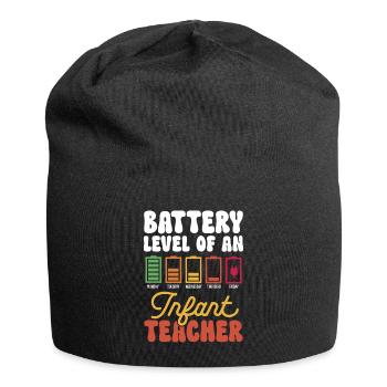 Kindergarten Teacher Daycare Center Educator - Jersey Beanie - black - Front