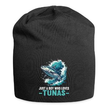 Tuna Thunfische Thunfisch - Jersey-Beanie - Schwarz - Vorne