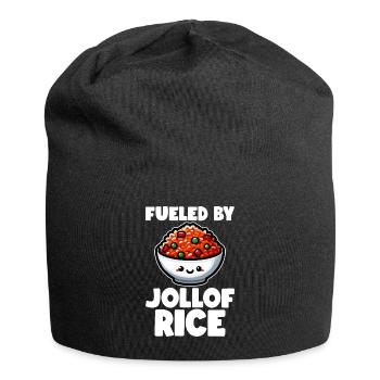 Riz Jollof - Bonnet en jersey - noir - Devant