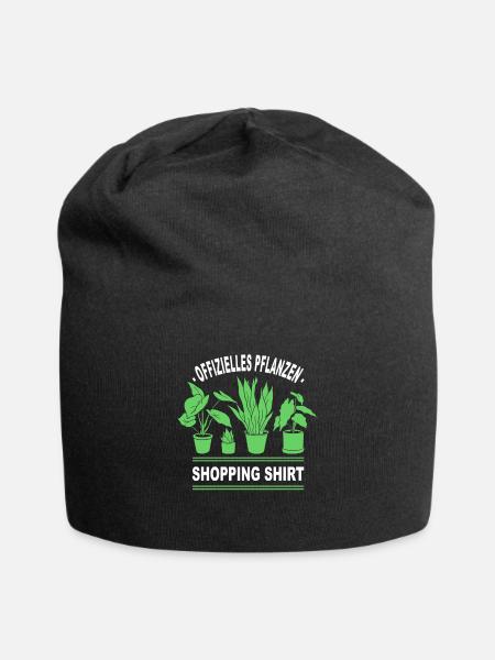 Zimmerpflanzen Offizielles Pflanzen Shopping - Jersey-Beanie - Schwarz