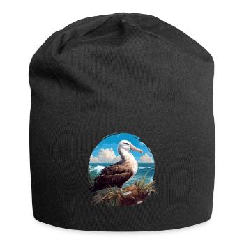 Albatross Albatrosse Albatros - Jersey Beanie - black - Front
