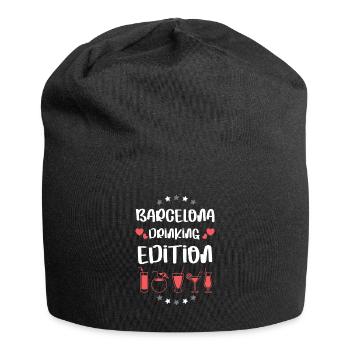 L’équipe de Barcelone Drinking - Bonnet en jersey - noir - Devant