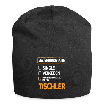 Tischler Beziehungsstatus - Jersey-Beanie - Anthrazit - Vorne