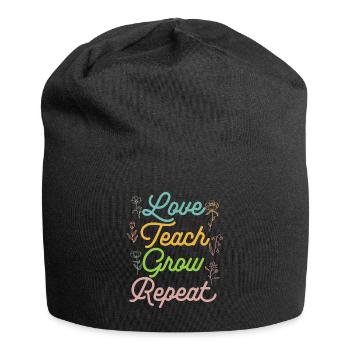 Kindergarten Teacher Daycare Center Educator - Jersey Beanie - black - Front