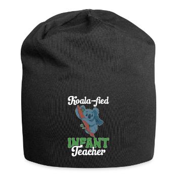 Kindergarten Teacher Daycare Center Educator - Jersey Beanie - black - Front