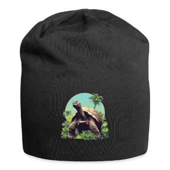 Giant tortoises Giant tortoise - Jersey Beanie - black - Front