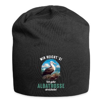 Albatross Albatrosse Albatros - Jersey Beanie - black - Front