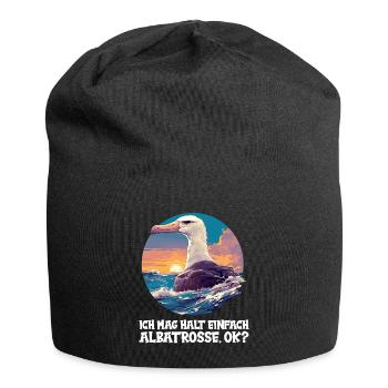 Albatross Albatrosse Albatros - Jersey Beanie - black - Front