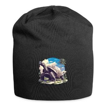Giant tortoises Giant tortoise - Jersey Beanie - black - Front