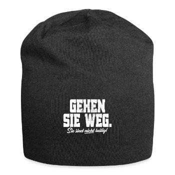 Gehen Sie Weg Sie Sind Nicht Lustig Joke Sarkasmus - Jersey-Beanie - Anthrazit - Vorne