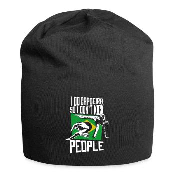 I Do Capoeira So I Don't Kick People Ginga Dance - Jersey Beanie - black - Front