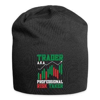 Trading Crypto Stock Market Investor Day Trader - Bonnet en jersey - noir - Devant