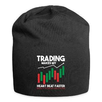 Trading Crypto Stock Market Investor Day Trader - Bonnet en jersey - noir - Devant