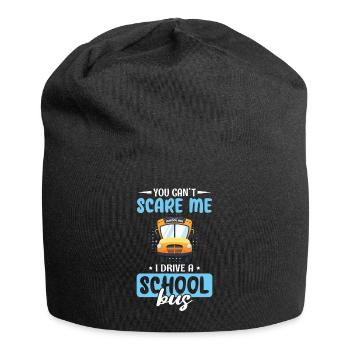 drôle de chauffeur de bus scolaire chauffeur de bus scolaire disant cadeau - Bonnet en jersey - noir - Devant
