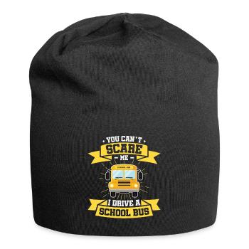 drôle de chauffeur de bus scolaire chauffeur de bus scolaire disant cadeau - Bonnet en jersey - noir - Devant