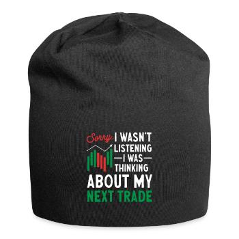 Trading Crypto Stock Market Investor Day Trader - Jersey Beanie - black - Front