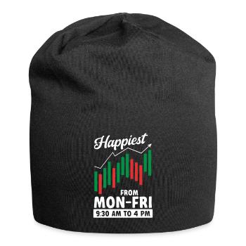 Trading Crypto Stock Market Investor Day Trader - Bonnet en jersey - noir - Devant