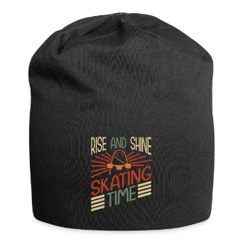 Skateboarding Skateboard Design For Skateboarder - Jersey-Beanie - Schwarz - Vorne