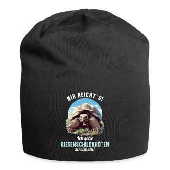 Giant tortoises Giant tortoise - Jersey Beanie - black - Front