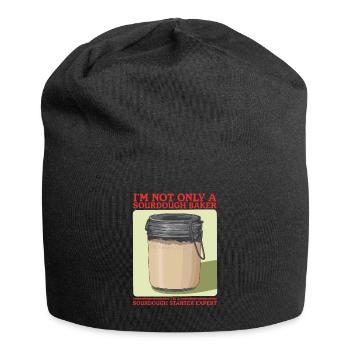 Sourdough Starter Sourdough Bread Gift - Jersey Beanie - black - Front