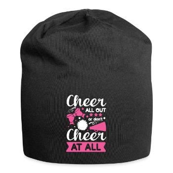 Encouragez tout ou pas du tout - Bonnet en jersey - noir - Devant