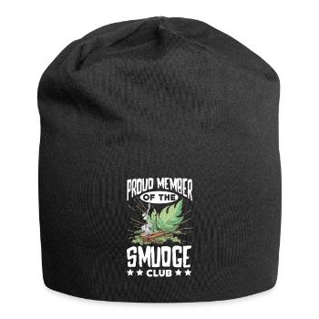 Smudge Sage Feather Spirituelle Smudging - Jersey-Beanie - Schwarz - Vorne