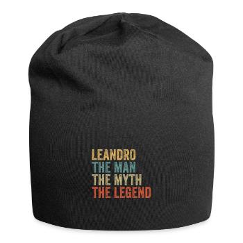 Leandro the man the myth - Jersey-Beanie - Schwarz - Vorne