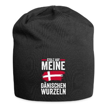 Danes Danish Denmark - Jersey Beanie - black - Front