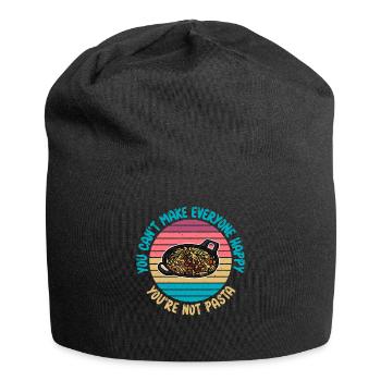 Pasta Lover Gifts - Jersey Beanie - black - Front