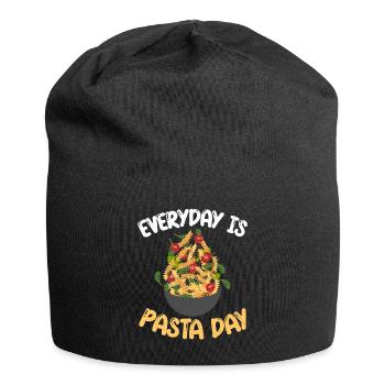 Cadeaux pour les amateurs de pâtes - Bonnet en jersey - noir - Devant