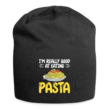 Pasta Lover Gifts - Jersey Beanie - black - Front