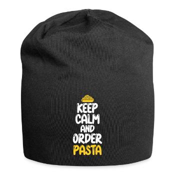 Cadeaux pour les amateurs de pâtes - Bonnet en jersey - noir - Devant