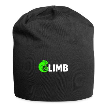 Bouldern, Klettern, Freiklettern Chameleon Boulder - Jersey-Beanie - Schwarz - Vorne
